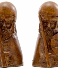 Jeu Viking - Hnefatafl - Pièces en résine & Surface de jeu en Lin