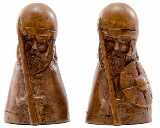 Jeu Viking - Hnefatafl - Pièces en résine & Surface de jeu en Lin