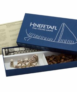 Jeu Viking - Hnefatafl - Pièces en résine & Surface de jeu en Lin