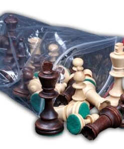 Jeu d'échec & Echiquier Staunton no 5 (en polybag)