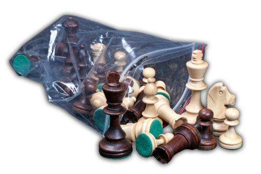 Jeu d'échec & Echiquier Staunton no 5 (en polybag)