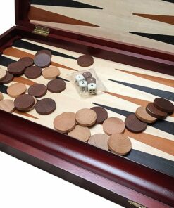 Jeu d'échec & Echiquier Backgammon Grand - Nouveau